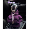 Universal Gear Knob Cover Hoodies Handle Cover Gear Grip Handle Knob Creativity Sweatshirt Nonslip Car Decoration