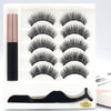 Five pairs of magnet eyelashes