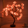 Rose Flower Lamp USB Battery Operated LED Table Lamp Bonsai Tree Night Lights Garland Bedroom Decoration Lights Home Decor