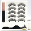 Five pairs of magnet eyelashes