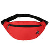 Sports Outdoor Waist Bag Solid Color Chest Mobile Phone Coin Purse