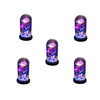 Led Light Glass Cover Rose Flower Micro Landscape