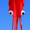 3D 4M Large Octopus Kite with Handle Line Children Outdoor Summer Game Professional Stunt Software Power Beach Kite Kids Toy