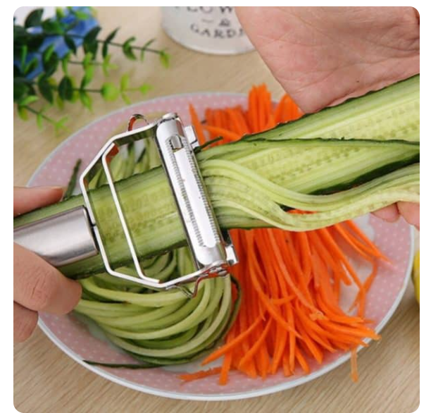 2-In-1 Kitchen Multifunctional Peeler Stainless Steel