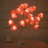 Rose Flower Lamp USB Battery Operated LED Table Lamp Bonsai Tree Night Lights Garland Bedroom Decoration Lights Home Decor