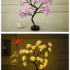 Rose Flower Lamp USB Battery Operated LED Table Lamp Bonsai Tree Night Lights Garland Bedroom Decoration Lights Home Decor