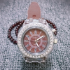 LED Luminous Watches Geneva Women Quartz Watch Women Ladies Silicone Bracelet Watches