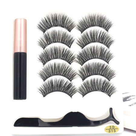 Five pairs of magnet eyelashes