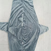 Shark Blanket Super Soft Hooded Sleeping Bag