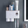 Non-marking Hanging Magnetic Toothbrush Holder Single Drawer Storage Rack With Toothpaste Squeezer Toiletry Set