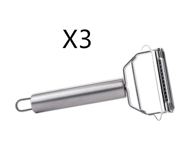 2-In-1 Kitchen Multifunctional Peeler Stainless Steel