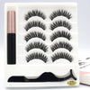 Five pairs of magnet eyelashes