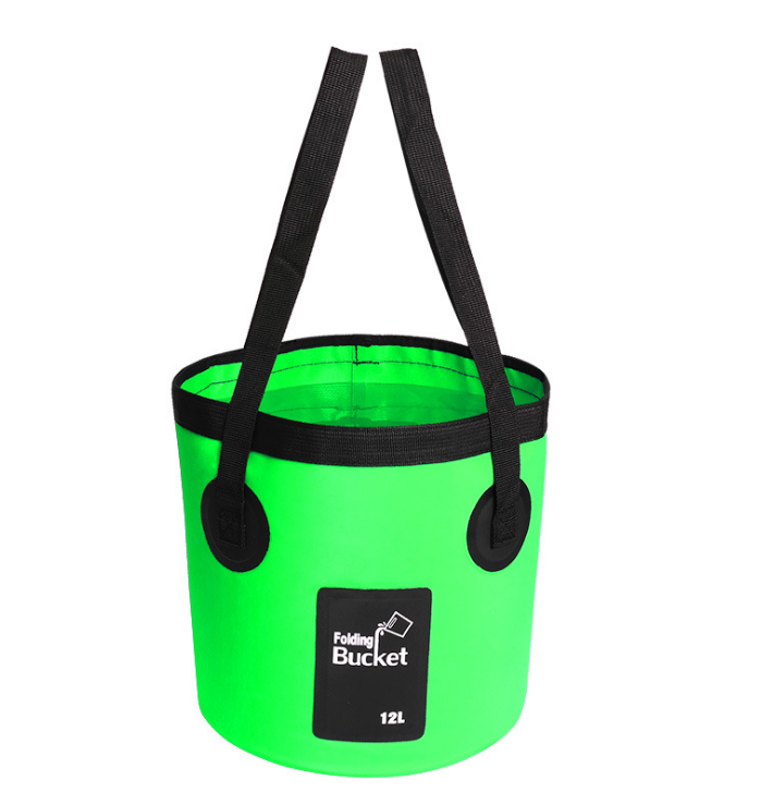 Portable Travel Bag Fishing Bucket Folding Bucket Bag Outdoor Convenient Travel Car Wash Bucket Outdoor Waterproof Bag