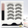 Five pairs of magnet eyelashes