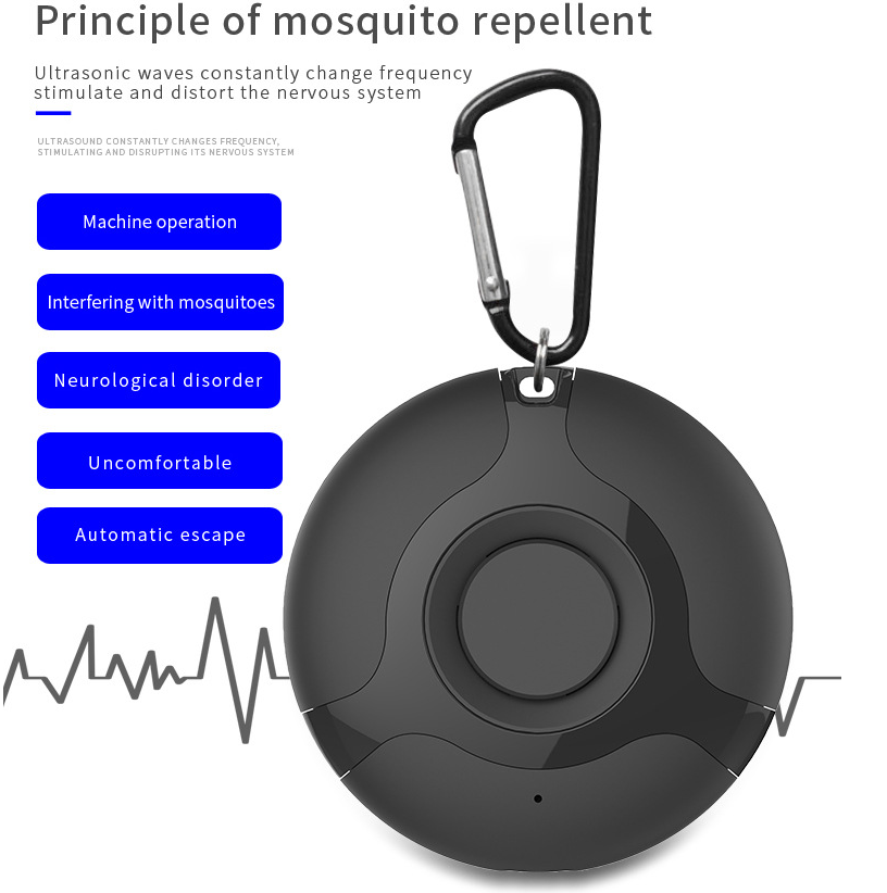 Outdoor Insect Repeller Ultrasound Mosquito Repeller Portable Insect Repeller USB Charged Pet Insect Repeller