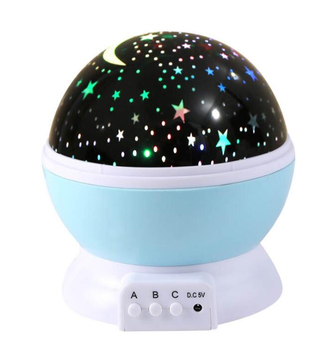 Dreamy Rotating Bluetooth Speaker Starry Night Light