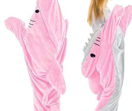 Shark Blanket Super Soft Hooded Sleeping Bag