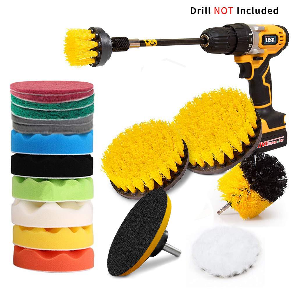 8-piece Electric Drill Cleaning Brush Electric Drill Brush Head