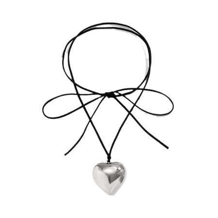 Love Heart-shaped Crystal Pendant Necklace Fashion