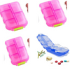 Travel Pill Organizer 10 Grid  Moisture Proof Pills Box For Pocket Purse Daily Pill Case Portable Medicine Vitamin Holder Container