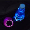 Colorful Cup Holder LED Light-up Coaster Solar & USB Charging Non-slip Coaster Ambient Light For Car Automatically