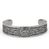 Cross-border Nordic Myth Viking Stainless Steel Vintage Rune Open Solid Bracelet