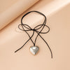 Love Heart-shaped Crystal Pendant Necklace Fashion