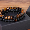 A Set Of Couple Bracelets Natural Stone Yoga Beaded Bracelets