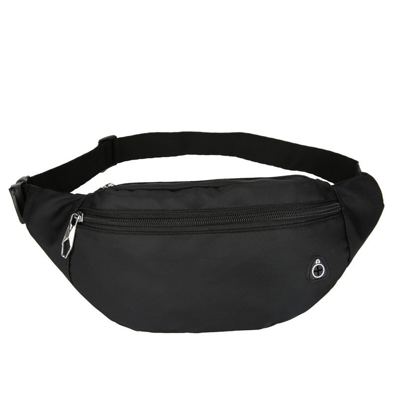 Sports Outdoor Waist Bag Solid Color Chest Mobile Phone Coin Purse