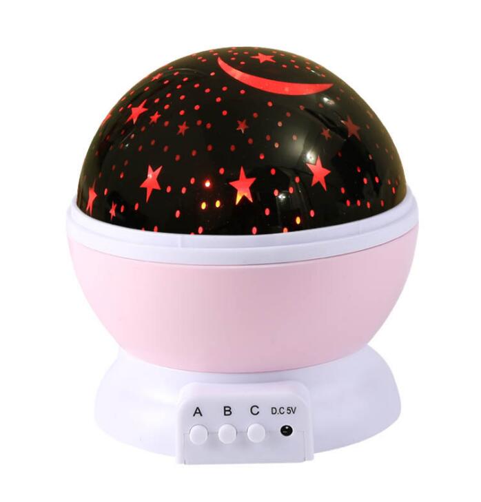 Dreamy Rotating Bluetooth Speaker Starry Night Light