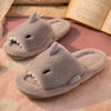 Shark Slippers Fluffy Slippers For Women Couple House Shoes Winter